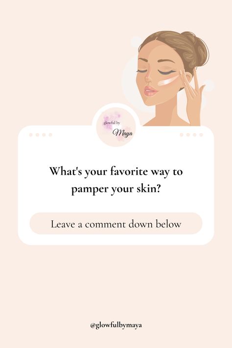 What's your favorite way to pamper your skin? Check out the link in my bio for my skincare favorites! Skincare question by glowfulbymaya [skincare skincare routine glass skin korean skincare k skincare] K Skincare, Wishlist Skincare, Skincare Questions, Skincare Wishlist, Massage Pictures, Skin Korean, Price List Template, Beauty Center, Skincare Product