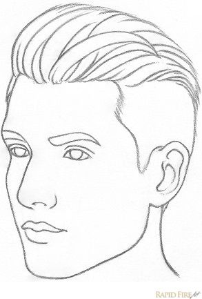 How to Draw a Face From 3/4 View | RapidFireArt Three Quarter View Face Drawings, Three Quarter View Face Male, Drawing Mens Faces, Drawing 3/4 Face, How To Draw A Guys Face Step By Step, How Draw People, Guy Sketches Faces, Male Faces Drawings, Male Face Drawing Sketches