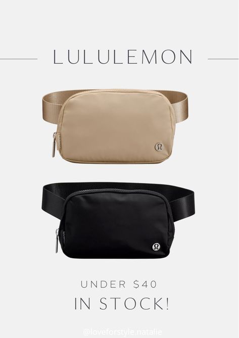 Lulumelon Belt Bag, Womens Belt Bag, Best Belt Bag, Best Belt Bag For Women, How To Wear Lululemon Belt Bag, Black Belt Bag Outfit, Lululemon Belt Bag Outfit Summer, How To Wear A Belt Bag, Lululemon Everywhere Belt Bag Outfit