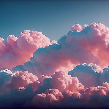 Vibrant Sky with Fluffy Cotton Candy Clouds Chopper Aesthetic, Cloud Aesthetic, Candy Clouds, Cotton Candy Clouds, Cotton Candy Sky, Pink Clouds, Sky And Clouds, Get To Know Me, Chopper