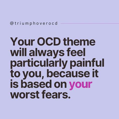 Quotes For Ocd Recovery, Daily Affirmations For Ocd, Intrusive Thought Quotes, Ocd Quotes Strength, Ocd Quotes, Ocd Thoughts, Emotion Psychology, Ocd Therapy, Tenk Positivt