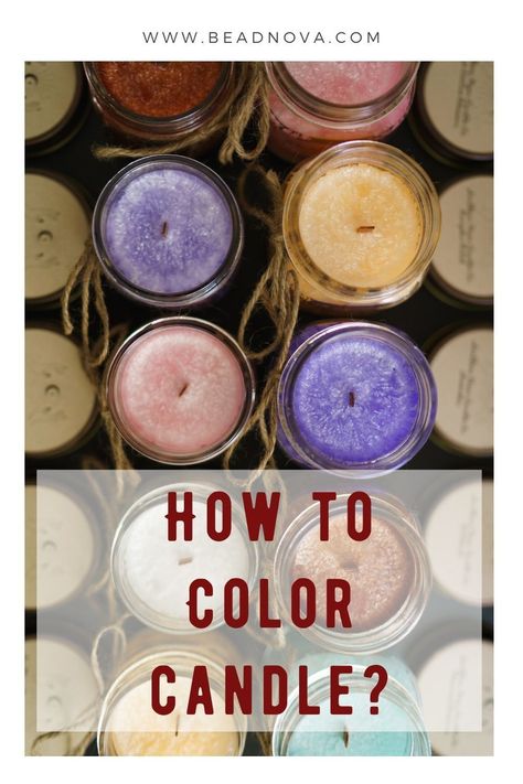 Candle Making Color, How To Color Soy Wax Candles, How To Dye Candles Diy, Easy Candles To Make, How To Color Wax For Candles, Soy Wax Candle Dye, How To Color Candles Diy, How To Make Colored Candles, How To Colour Candles