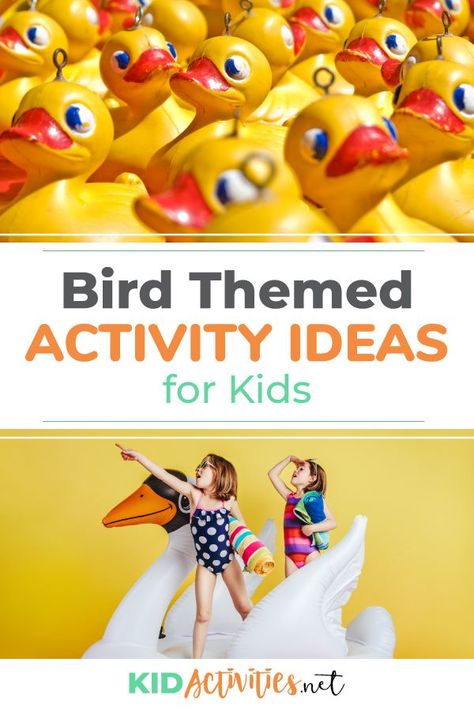 A collection of fun bird themed games and activities for kids. Great for a bird themed day in the classroom or possibly using while visiting a nature center with kids. #KidActivities #KidGames #ActivitiesForKids #FunForKids #IdeasForKids Bird Themed Activities, Bird Games, Activity Ideas For Kids, Science Lessons Elementary, Fun Lesson Plans, Fall Preschool Activities, Special Education Activities, Fun Classroom Activities, Winter Activities For Kids