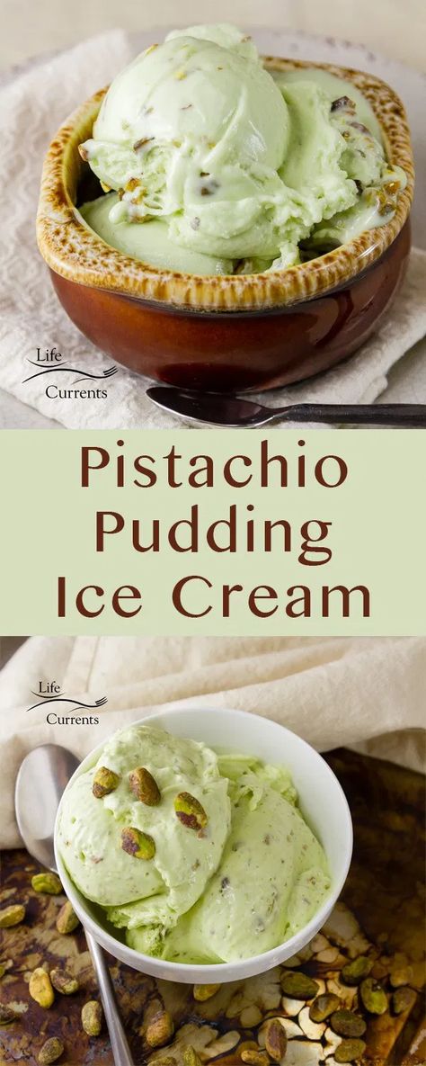 Pistachio Pudding Dessert Easy, Pistachio Pudding Dessert, Pudding Ice Cream Recipe, Pistachio Dessert Pudding, Pretty Green Color, Protein Ice Cream Recipe, Pistachio Dessert, Pudding Ice Cream, Ice Cream Maker Recipes