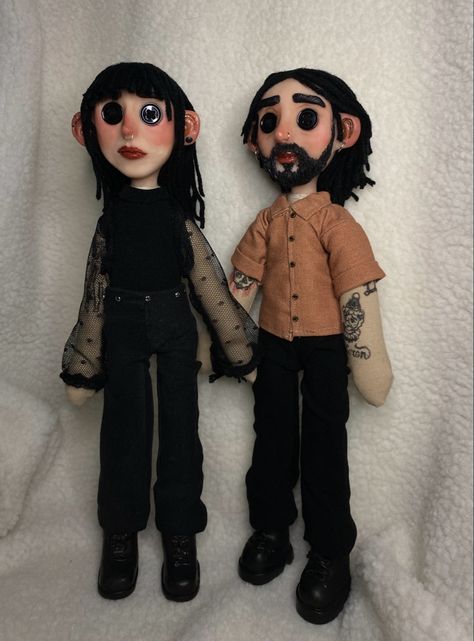 Make Coraline Doll, Clay Coraline Doll, Mini Me Coraline Doll, Coraline Custom Doll, Homemade Coraline Doll, Caroline Doll Diy, Coraline Dolls Diy, Coraline Doll Pattern, Coraline Doll Diy