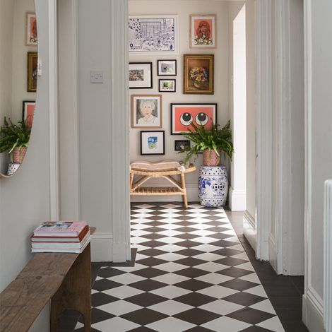 Victorian Entrance, Hall Tiles, Victorian Hallway, Tiled Hallway, Retirement House, Hallway Flooring, Hallway Designs, Holland Park, Victorian Terrace