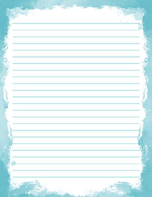 Blue Page Stationery Kertas Binder, Free Printable Stationery Paper, Digital Paper Freebie, Free Writing Paper, Stationary Printable, Blue Grunge, Printable Lined Paper, Paper Templates Printable, Writing Paper Printable Stationery