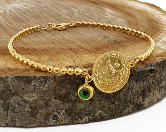 Gold Coin Earrings, Traditional Gold Coin Necklace Gift, Gold Coin Bracelet, Gold Coin Bracelet For Women, Coin Gold Bracelet, Gold Coins Bracelet, Arab Gold Coin Jewelry, Gold Coin Jewelry, Ancient Coin Jewelry