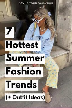 Summer Outfits 2025 Women, Summer Outfits Trendy 2024, Upcoming Fashion Trends 2024, Summer 2024 Trends Outfit, Summer Outfits 2024 Trends, 2025 Summer Trends, Summer 2024 Outfit Ideas, Summer 2025 Trends Fashion, Trendy Mom Outfits Summer 2024