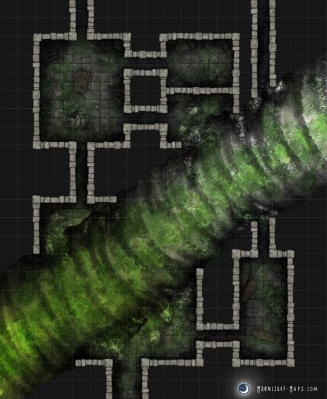 "Look how overgrown it is, no-one's been down here for ages! Although, if that's true, what are those noises I can hear?"  🌙 For hundreds more battle maps visit my website! Happy gaming!⁠ ⁠ #dnd #5e #dungeonsanddragons #pathfinder #foundryvtt #dungeonmaster #dm #gm #dmsguild #dndhomebrew #homebrew #dndart #kickstarter #assets #tabletop #tabletopgaming #battlemaps #dndbattlemaps #dndmaps #tabletopmaps Subway Tunnel, Map Assets, Secret Tunnel, Battle Map, Tabletop Rpg Maps, Dnd Maps, Rpg Maps, Rpg Map, Dungeon Maps