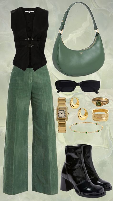 #coolgirl #coolgirlaesthetic #outfitinspo #outfitboard #styleboard #cluboutfit #eurosummer #style #styleinspiration #moodboard #greenoutfit Ideas Outfit, Mein Style, Elegantes Outfit, Fashion Mistakes, Outfit Inspo Fall, Mode Vintage, Lookbook Outfits, Mode Style, Looks Vintage