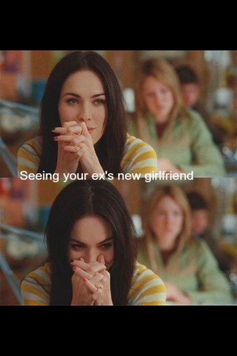 When you see your ex's new girlfriend...Haha basically #megan #fox Ex Boyfriend Quotes, Ex Quotes, Ex Bf, Funny P, Girlfriend Quotes, Jennifer's Body, New Girlfriend, Boyfriend Quotes, Ex Boyfriend