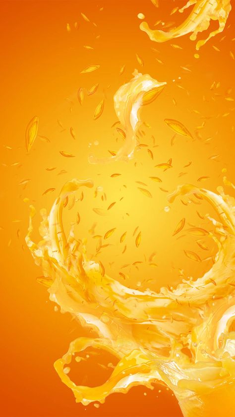 Juice Background, Yellow Orange Background, Background Images Yellow, Page Background Design, Fruit Splash, Attractive Background, Background Psd, Illustrator Design Tutorial, Photo Album Design