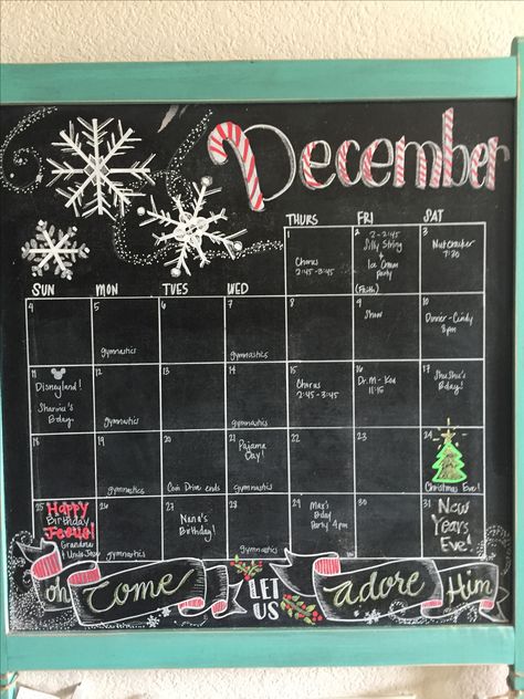 December chalkboard. Christmas calendar Christmas White Board Calendar, Christmas Chalkboard Calendar, December Calendar 2023 Whiteboard, December White Board Ideas, December Chalk Calendar, December Dry Erase Calendar Ideas, December Whiteboard Calendar, December Chalkboard Calendar Ideas, December White Board Calendar Ideas