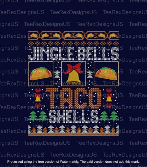 Christmas DTF Transfer, Jinglebells Taco Shells, Funny Taco, Heatpress Transfer, Print Transfer, Digital Print, Custom Dtf Transfer Christmas t shirt #christmastshirt T shirt #tshirt t-shirt #t_shirt t shirts #tshirts t-shirts #t_shirts T shirt design #tshirtdesign T-shirt designs #t_shirtdesign T shirts designs #tshirtsdesigns 6.42 Tacos Easy, Taco Humor, Taco Shells, Heat Press Transfers, Christmas T Shirt Design, This Heat, Holiday Apparel, Themed Christmas, Print Transfer