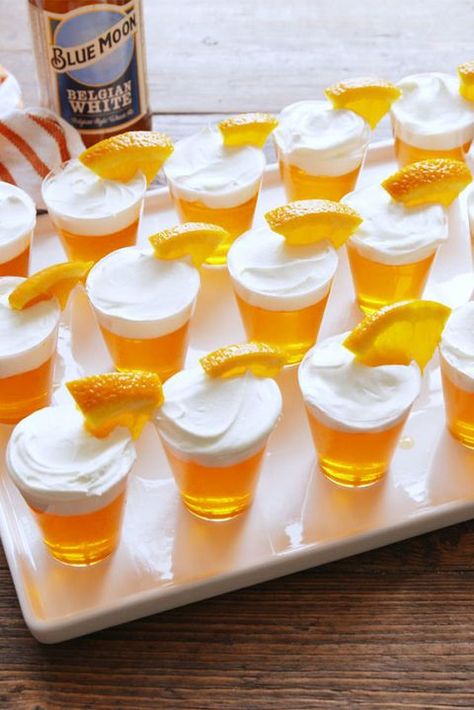 Super Bowl Drinks, Octoberfest Party, Beer Birthday Party, Beer Tasting Parties, Jell O Shots, Jello Shot Recipes, Jello Shot, Throw It Back, Oktoberfest Party