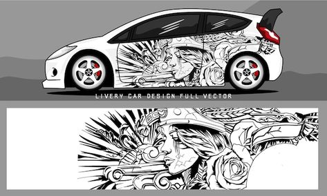 Van livery graphic vector. abstract grun... | Premium Vector #Freepik #vector #livery #racing-background #racing-vector #livery-car Car Graphics Vinyls, Car Stickers Design, Car Wrap Design Graphics, Car Wrapping Design, Decal Mobil, Cool Car Decals, Car Graphics Decals, Car Vinyl Graphics, Mushroom Skull