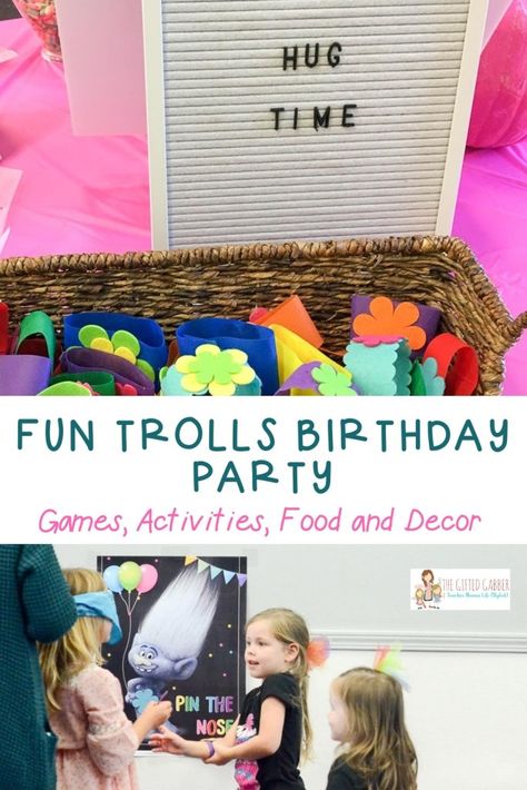 Trolls Themed Party Games, Trolls Birthday Games, Trolls Birthday Activities, Trolls Birthday Party Activities, Trolls Party Activities, Trolls Activities For Kids, Trolls Party Games, Trolls Birthday Party Games, Trolls Party Ideas