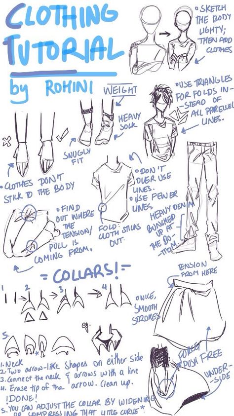 Drawing Clothing Tips, Clothing Practice Drawing, Cloths Tutorial Drawing, How To Draw Rips In Clothing, How To Add Wrinkles Drawing Clothes, Clothing Art Tutorial, Wrinkles On Clothes Drawing, Clothing Tips Drawing, How To Draw Clothes Wrinkles