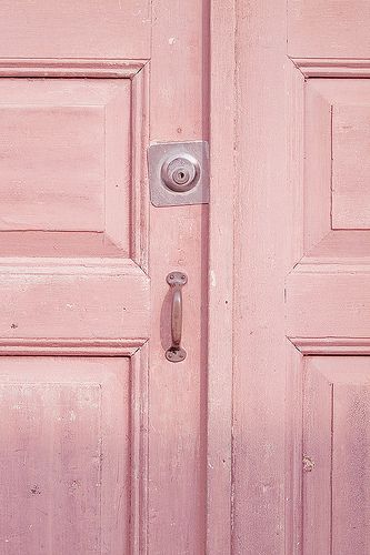 If My Heart Was A House by JoyHey via Flickr | #rose #rosepink #colorassembly #architecture #insandouts pinkdoors #colorfuldoors Tout Rose, Pink Door, I Believe In Pink, Pastel Decor, Colorful Roses, Tickled Pink, Beautiful Doors, Everything Pink, Powder Pink