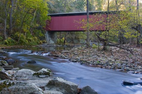 Pennsylvania Travel, Western Pennsylvania, St Peters, Lakefront Homes, Small Waterfall, Covered Bridge, Philadelphia Pennsylvania, Go Hiking, Free Things To Do