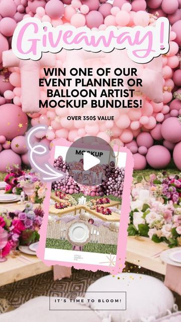 littleagencyco on March 21, 2024: "🎈🌟 GIVEAWAY TIME! 🌟🎈 We’re celebrating 🌸SPRING🌸 with a massive giveaway! 🫵🏼 YOU could be the lucky winner of..." Planner Mockup, Balloon Artist, Giveaway Time, Planner Bundle, April 7, Event Planners, Get The Party Started, Mockup Templates, March 21