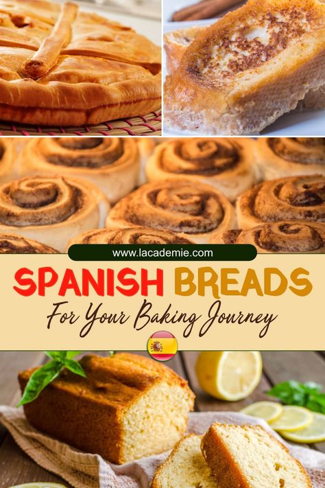 Spanish breads offer a range of flavors and textures, from crispy breadsticks to sweet, fluffy pastries. Popular varieties include pan de pueblo, cocas, ensaimadas, and magdalenas. Enjoy them as breakfast or snack, often paired with hot chocolate or coffee. Mallorca Bread, Spanish Chocolate, Spanish Breakfast, Recipes To Bake, Spanish Bread, Types Of Pastry, Homemade Baked Bread, Bread Sticks Recipe, Cup Of Hot Chocolate