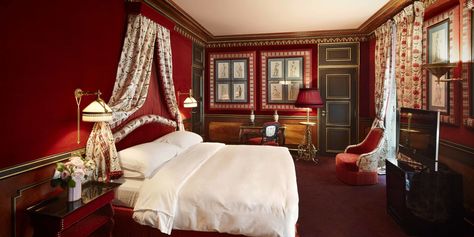 The Costes family has built one of the coolest properties in the world, but they insist on staying under-the-radar. Costes Paris, Hotel Costes Paris, Boutique Hotel Paris, Hotel Costes, Paris Rooms, Hotel Room Design, Luxury Suite, French Interior, Paris Hotels