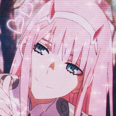 Zero Two Icon Aesthetic, Two Aesthetic, Zero Two Icon, Egirl Pfp, Anime Screencaps, Demon Baby, Profil Anime, Zero Two, Darling In The Franxx