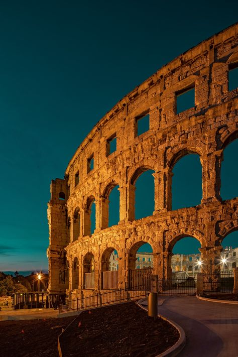 Rome Italy Vatican, Croatian Coast, Pula Croatia, Rome Attractions, Dalmatian Coast, Visit Croatia, Architectural Prints, Croatia Travel, Zadar