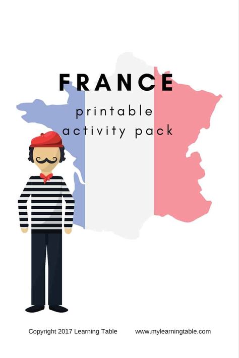 Are you ready to take a trip around the world?  Then check out this free printable pack designed around the country of France. This 9-page pack is perfect for your country studies and it includes: France Books for Kids Library Checklist Counting in French Activity French Cooking Activity Map of France labeling Notebook pages (Elementary, Middle […] France For Kids, French Learning Books, French Articles, Learning French For Kids, Learn To Speak French, Map Of France, Study French, Country Studies, Notebook Pages