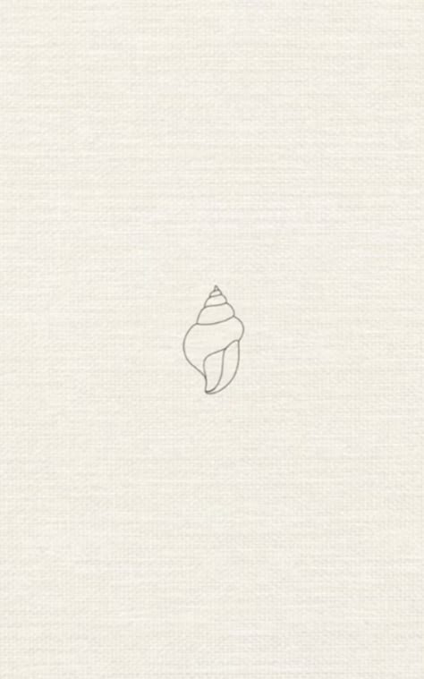 Seashells Tattoo Small, Shell Tattoo Ideas Seashells, Conch Shell Line Art, Ocean Lovers Tattoos, Simple Sea Shell Tattoo, Fine Line Conch Shell Tattoo, Small Shell Tattoos For Women, Shell Tiny Tattoo, Sea Shell Tattoo Small Simple