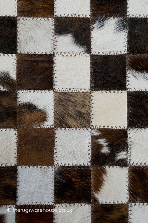 Lafitte Rug (texture close up), a handmade brown, beige & white patchwork style cowhide leather rug (6 set + custom sizes) http://www.therugswarehouse.co.uk/modern-rugs3/girona-rugs/lafitte-rug.html #luxury #rugs Leather Carpet, Leather Rugs, Patchwork Cowhide Rug, Pom Pom Rug, Luxury Rugs, Leather Rug, Rug Texture, Leather Patchwork, Patchwork Rug