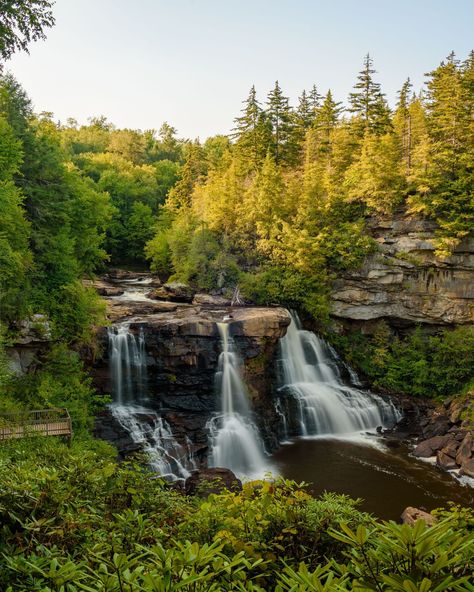 Blackwater Falls, at Blackwater Falls State Park in Davis, West Virginia Fly Geyser, Blackwater Falls State Park, Blackwater Falls, Allegheny Mountains, Dry Tortugas National Park, Valley Of Fire, Fort Bragg, Vacation Deals, New River