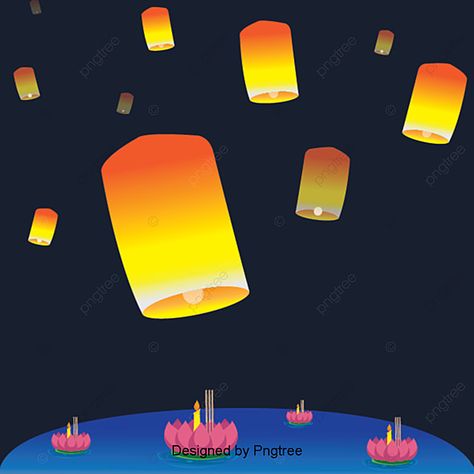 ลอยกระทง การ์ตูน, Water Lantern Festival, Lantern Festival, Animated Love Images, Couple Wallpaper, Festival Lights, Photo Craft, Love Images, Lantern Lights