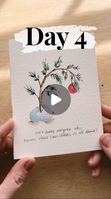 Simple Watercolor Cards Christmas, Water Colored Christmas Cards, Simple Watercolor Holiday Cards, Kids Christmas Watercolor Paintings, Small Christmas Watercolor Paintings, Simple Watercolor Christmas Tree, Simple Painted Christmas Cards, Watercolor Painting Christmas Card Ideas, Easy Holiday Watercolor