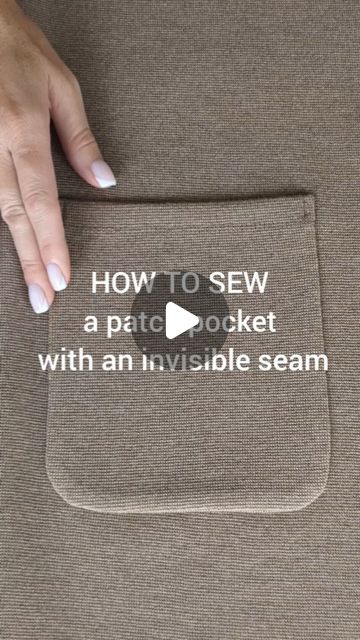 Stylish PDF sewing patterns on Instagram: "☝️How to sew a patch pocket on knitwear with an invisible seam, just like on a new cardigan #eps_joker , the pattern of which has just been released.

Video with voice, useful viewing! 

All my patterns are here, enjoy sewing❤️: 
https://elenapatternstudio.com/

Link to my pattern boutique in bio
#eps_patterns" Invisible Seam Sewing, Sewing Cardigan Pattern, Sewing Pockets Tutorial, How To Sew A Pocket, Sewing A Pocket, Patch Pocket Pattern, Pocket Dress Pattern, Sewing Pockets, Sew Easy