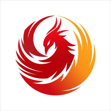 Phoenix Logo Design Art, Phoenix Logo Symbols, Fenix Logo, Phoenix Logo Design, Tato Phoenix, Logo Phoenix, Drawing Flames, Phoenix Vector, Phoenix Images