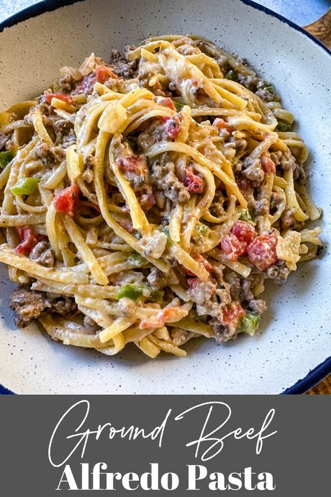 Pasta And Ground Beef Recipes Healthy, Lunch Ideas With Hamburger Meat, Pasta Dinner Recipes Ground Beef, Pasta And Rice Recipes, Ground Sausage Pasta Recipes Easy, Ground Meat And Pasta, Ground Beef Recipes With Spaghetti Noodles, Easy Dinner Recipes With Ground Beef Pasta, Ground Sausage Alfredo Pasta