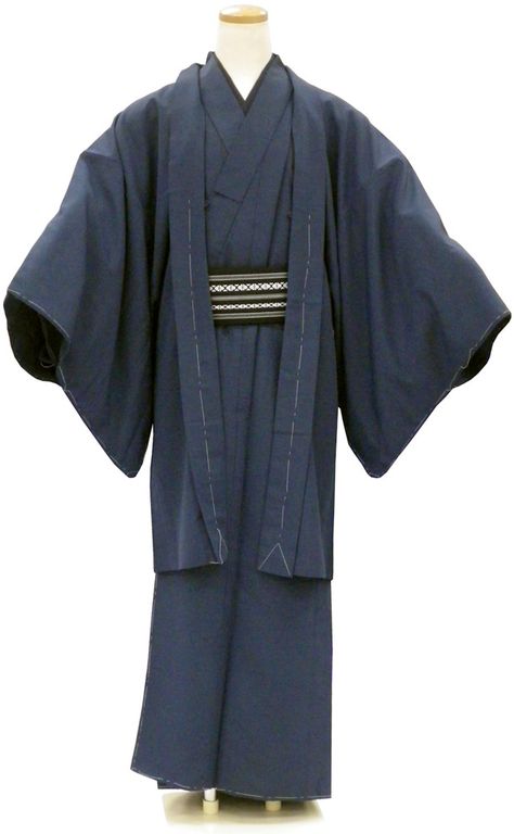 Kimono Nagoya — It’s a little disappointing to me that men’s... Traditional Japanese Mens Clothing, Kimono Men Fashion, Japanese Traditional Clothing Men, Japan Traditional Clothes, Yukata Male, Blue Haori, Kimono Male, Yukata Men, Man Kimono