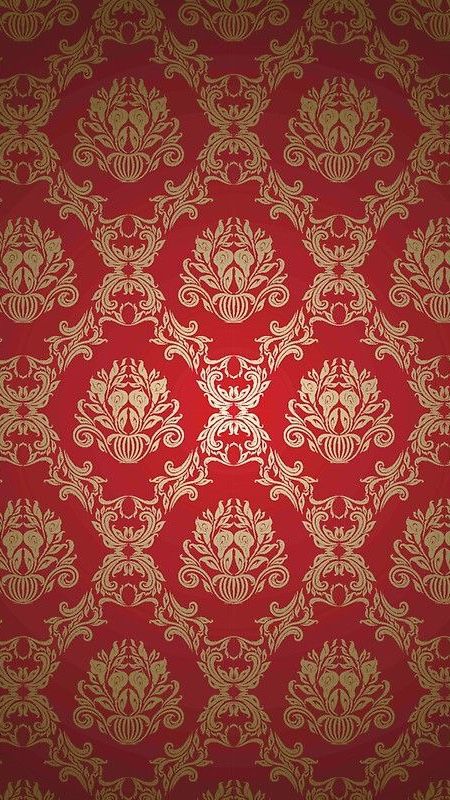 Gold Wall Papering Ideas, Red And Gold Wallpaper, House Front Wall Design, Royal Wallpaper, Deco Baroque, Royal Pattern, Front Wall Design, Wall Texture Design, Textile Pattern Design