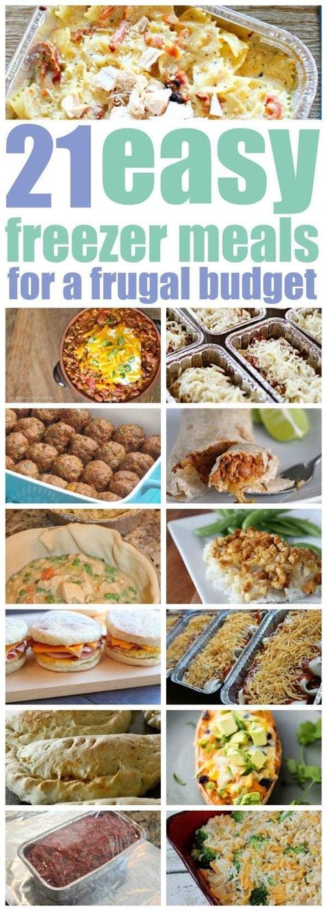 Freeze Meals, Salad Prep, Freezer Dinners, Budget Freezer Meals, Freezer Friendly Meals, Freezable Meals, Freezer Meal Planning, Make Ahead Freezer Meals, Easy Freezer Meals