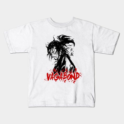 The Vagabond T-shirt features the famous Japanese swordsman Miyamoto Musashi - Takezō Shinmen -- Choose from our vast selection of kids T-Shirts to match anything from your child's favorite design to unique, funny designs to make the perfect custom graphic children's T-Shirt. Put what they love on Toddler T-Shirts (Ages 1-3) or Youth T-Shirt sizes. Customize to the color they love! For boys and girls. Japanese Swordsman, Vagabond Musashi, Vagabond Manga, Miyamoto Musashi, Kids T Shirts, Graphic Long Sleeve, The Mind, Funny Design, Long Sleeve T Shirt