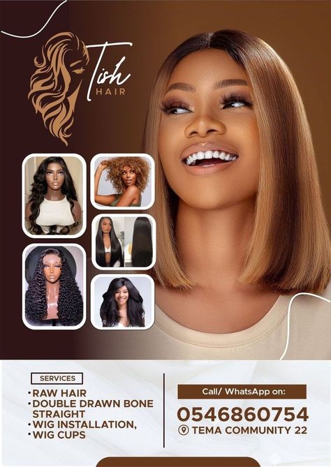 Hair Flyer Design Ideas, Salon Poster Ideas, Hair Flyers Ideas Canva, Hair Business Flyers Ideas, Hair Logo Design Ideas Graphics, Flier Designs Ideas, Flyer Design Inspiration Creative Ideas, Beauty Salon Graphic Design, Hair Flyer Design