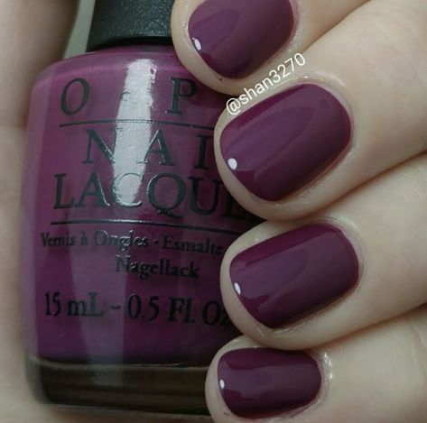 Nails Metallic, Opi Nail Colors, Purple Nail, Nail Colours, Colorful Nail Designs, Nails And Makeup, Manicure Y Pedicure, Fancy Nails, Gorgeous Nails