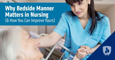 Learn more about the importance of bedside manner. #patients #nursing #nurses #careeradvice Soft Skills, Career Advice, Manners, Professions, Nursing, Improve Yourself, Matter