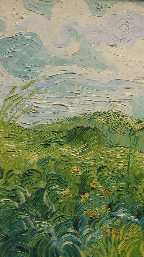 Phone Collage, Futurisme Retro, Seni Vintage, Arte Van Gogh, Green Paintings, Van Gogh Paintings, Van Gogh Art, Arte Inspo, Impressionist Art