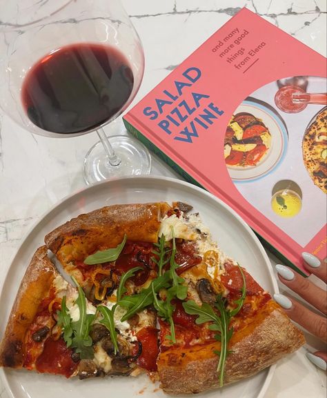 Pizza and wine #pizza #cookbook #winetime #winenight #winebar Wine Pizza, Pizza And Wine, Wine Aesthetic, Wine Night, Wine Time, Wine Bar, Pizza, Wine, Pizzas