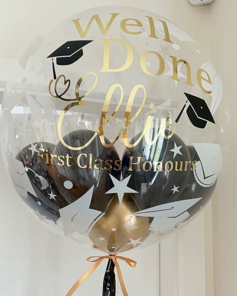 Congratulations Balloons, Graduation Box, 50th Birthday Balloons, Deco Ballon, Clear Balloons, Graduation Balloons, Gold Flake, Balloon Arrangements, Happy Graduation