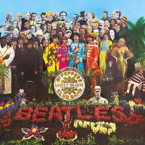 Sgt Peppers Lonely Hearts Club Band, Beatles Sgt Pepper, Lonely Hearts Club, Beatles Albums, Classic Album Covers, Peter Blake, Iconic Album Covers, Sgt Pepper, Skid Row